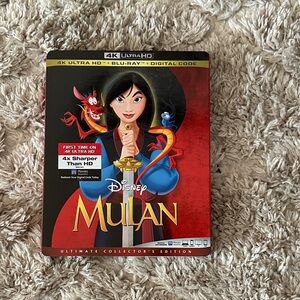 Disney Mulan 4K ultra HD & blue ray DVD
